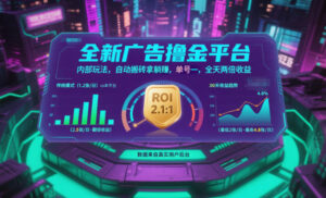 全新广告撸金平台，内部玩法，自动搬砖拿躺賺，单号一天保底2张+，全天两倍收益【揭秘】-知识创作