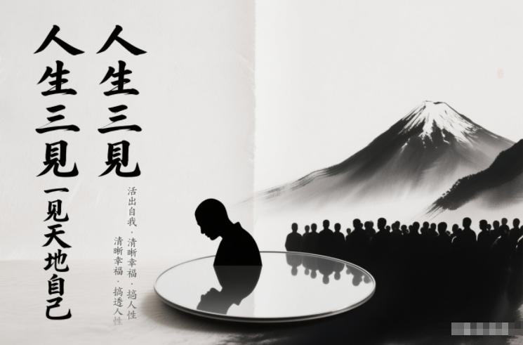 人生三见一见天地见众生见自己，活出自我拥有清晰幸福人生，搞透人性-知识创作