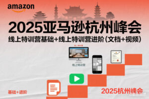 2025亚马逊杭州峰会，线上特训营基础+线上特训营进阶(文档+视频)-知识创作