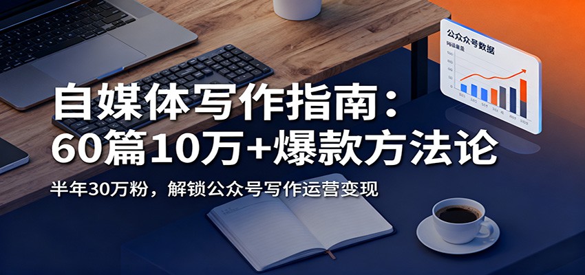 自媒体写作指南：60篇10万+爆款方法论，半年30万粉，解锁公众号写作运营变现-知识创作