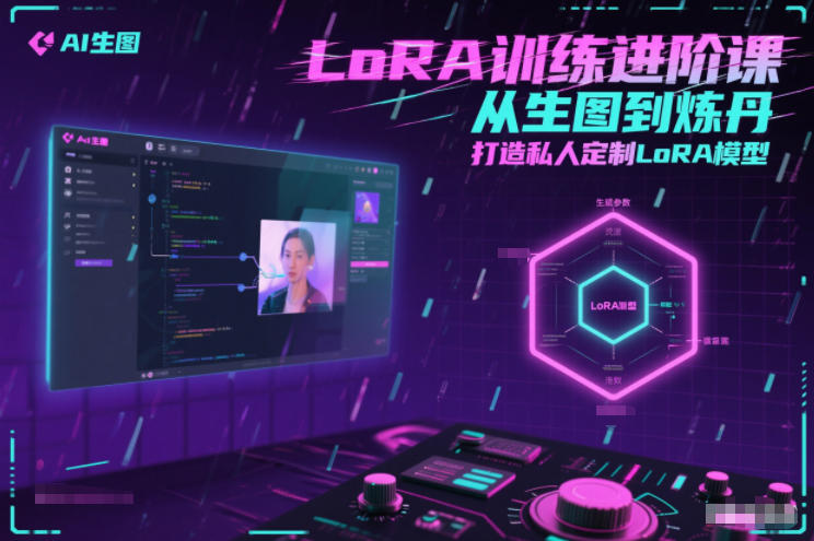 LoRA训练进阶课，从生图到炼丹，打造私人定制LoRA模型-知识创作