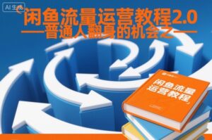 闲鱼流量运营教程2.0——普通人翻身的机会之一-知识创作