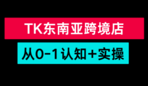 TikTok东南亚跨境从0-1认知实操课-知识创作