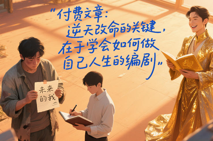 付费文章：逆天改命的关键，在于学会如何做自己人生的编剧-知识创作