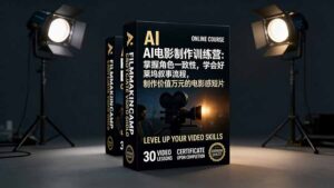 AI电影制作训练营：掌握角色一致性，学会好莱坞叙事流程，制作价值万元的电影感短片-知识创作