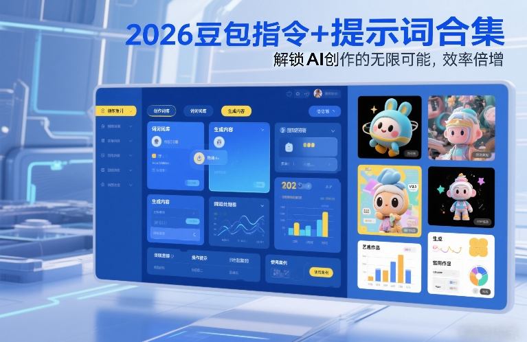 2026豆包指令+提示词合集，解锁AI创作的无限可能，效率倍增-知识创作