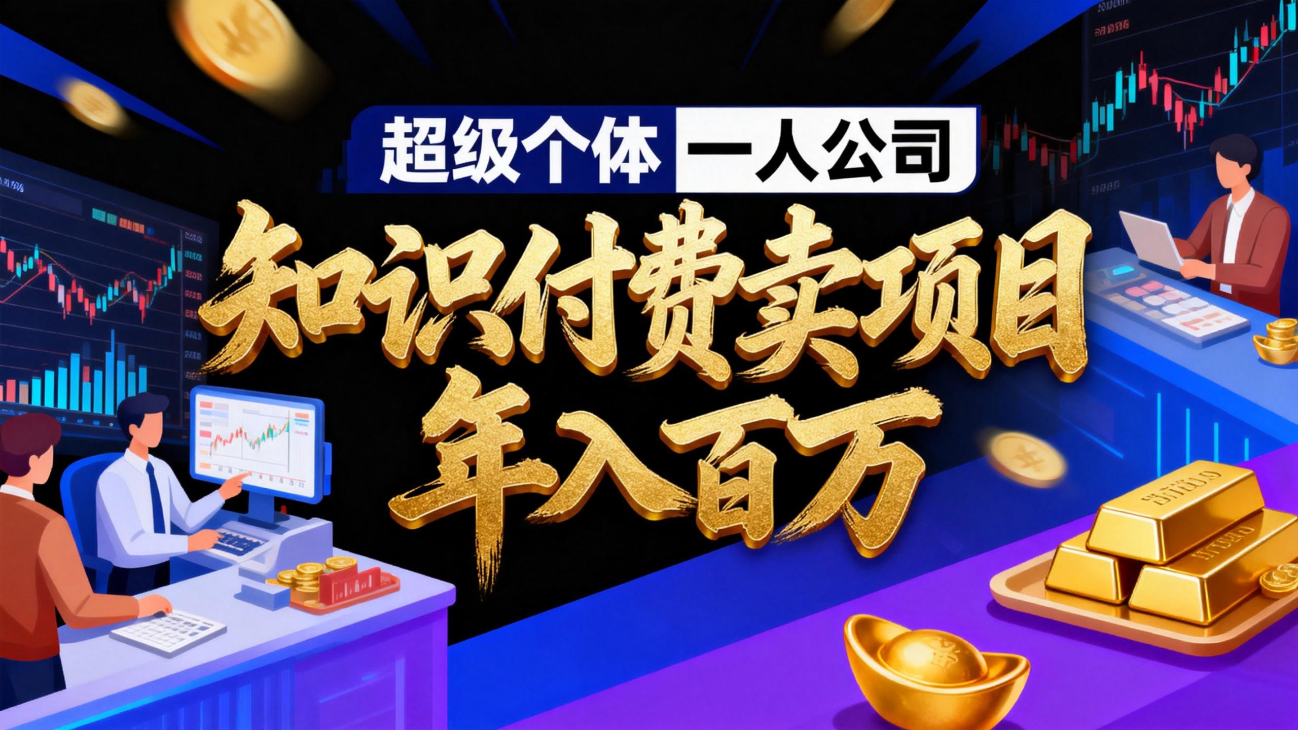 2026年“超级个体一人公司”私域卖项目年入百万，个人IP-精准引流-项目包装-转化成交-知识创作