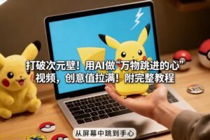 打破次元壁！用AI做【万物跳进手心】视频，创意值拉满！附完整教程-知识创作