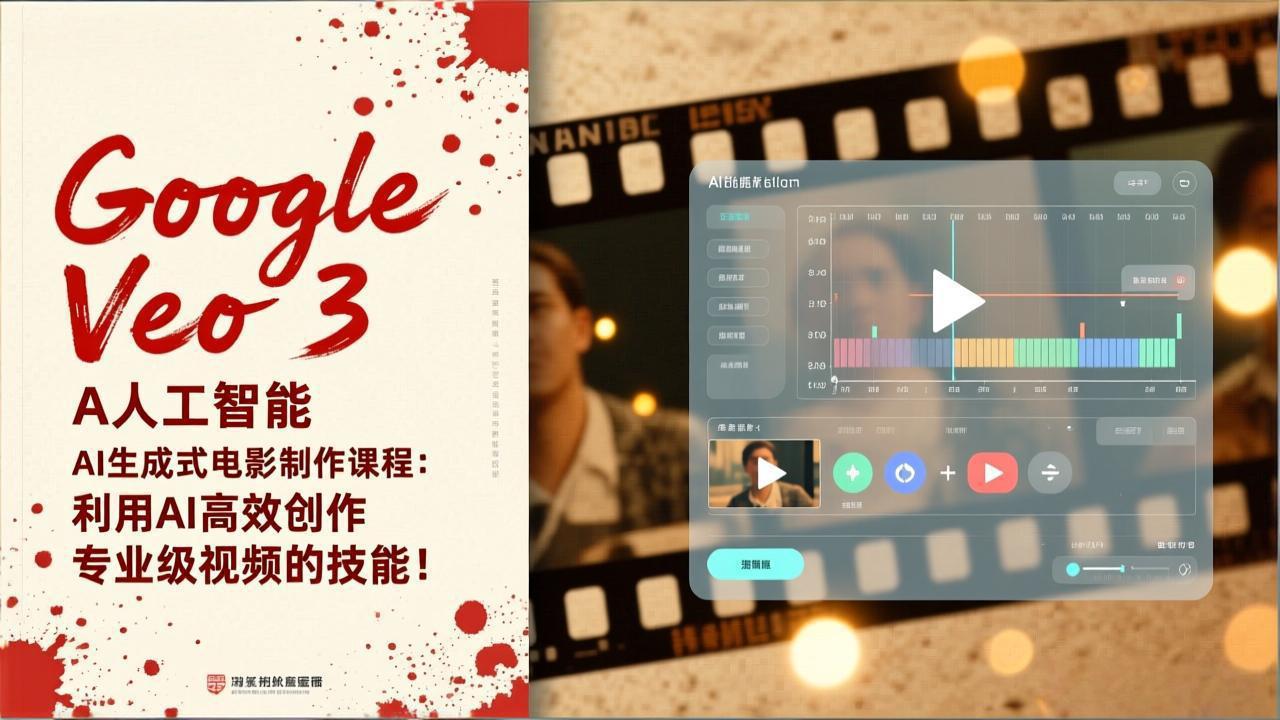 Google Veo 3人工智能AI生成式电影制作课程：利用AI高效创作专业级视频的技能！-知识创作