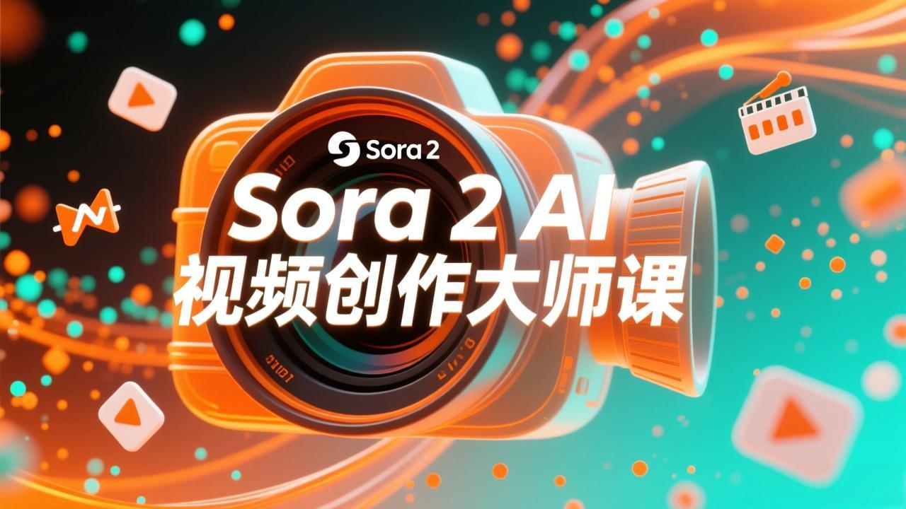 如何利用Sora 2创建流行AI人工智能视频大师班教程：掌握创作全流程，产出百万播放内容-知识创作