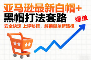 亚马逊最新白帽+黑帽打法套路，安全快速上评秘籍，解锁爆单新路径-知识创作