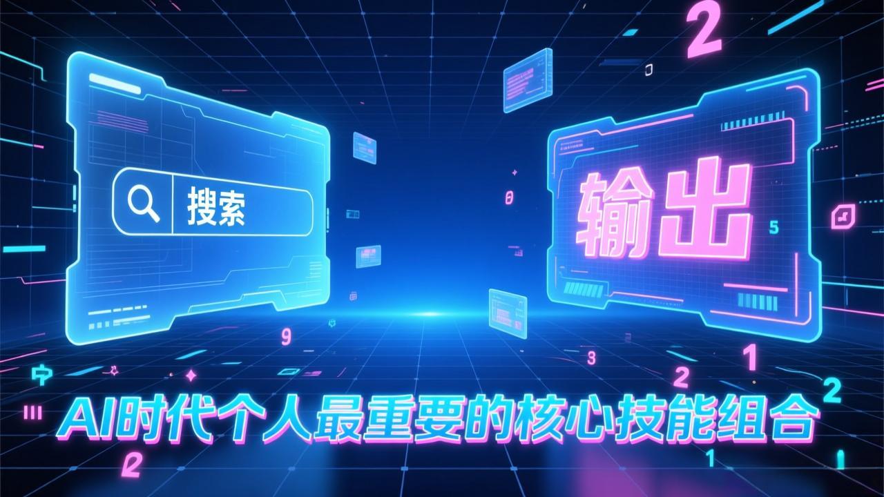 付费文章：AI时代个人最重要的核心技能组合：“输出能力”和“搜索能力”-知识创作