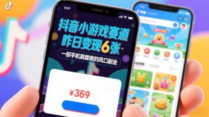 抖音小游戏赛道，昨日变现600+，零基础一部手机就能做的风口副业【揭秘】-知识创作