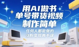 用AI做书单号带货视频，制作简单，任何人都能做的，涨粉变现两不误-知识创作