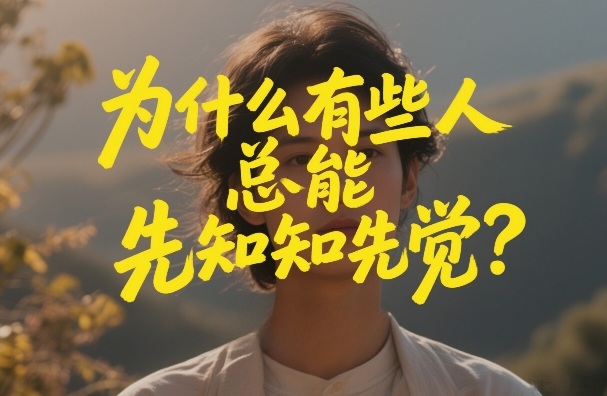 付费文章：为什么有些人总能先知先觉？-知识创作