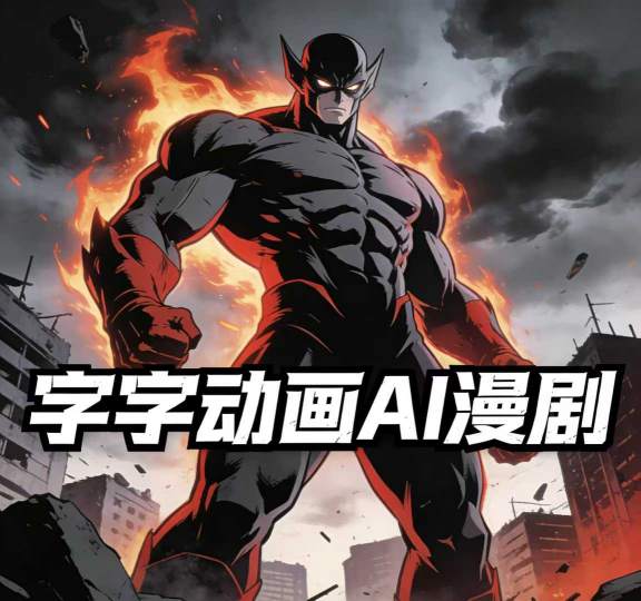 字字动画AI漫剧2026年第1期系统课程，小白看完就能学会实操的漫剧课，单人月收1-3W-知识创作