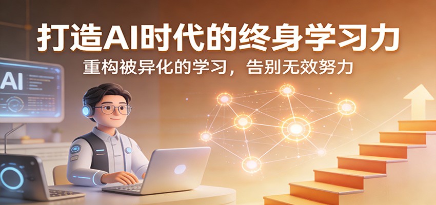 打造AI时代的终身学习力：重构被异化的学习，告别无效努力-知识创作