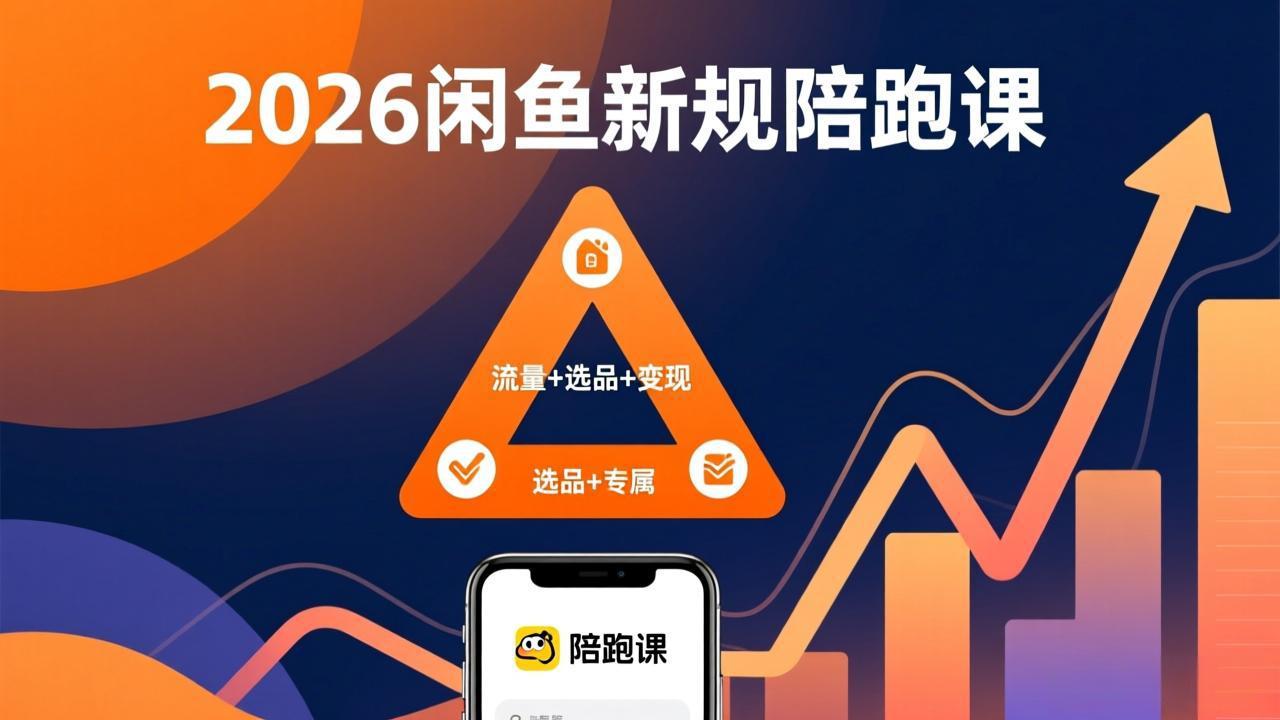 2026闲鱼高阶陪跑课全新上线，带你吃透新规玩转选品流量，从零搭建稳定变现盈利体系-知识创作
