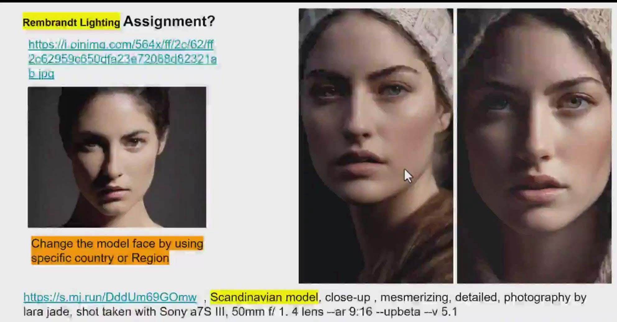 (9312期)Midjourney v5 ChatGPT 和 Bard AI人工智能人像摄影大师班-15节-中英字幕-知识创作