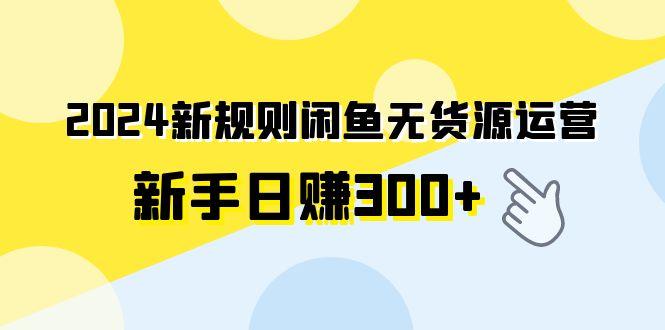 (9522期)2024新规则闲鱼无货源运营新手日赚300+-知识创作