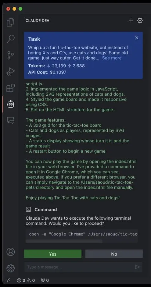 Claude Dev｜AI编程-知识创作