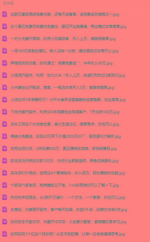 图片[2]-(9607期)真实有效391套商业模式，年入几十到几百万案例解析(电子书+视频+图文)-知识创作