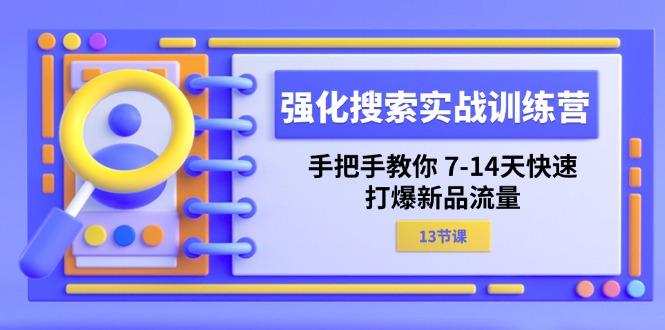强化 搜索实战训练营，手把手教你 7-14天快速-打爆新品流量(13节课-知识创作