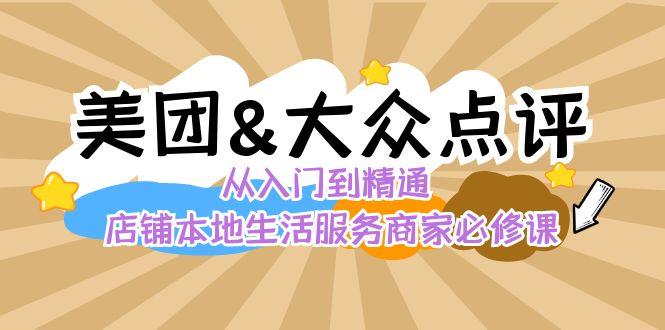美团+大众点评 从入门到精通：店铺本地生活 流量提升 店铺运营 推广秘术 评价管理-知识创作
