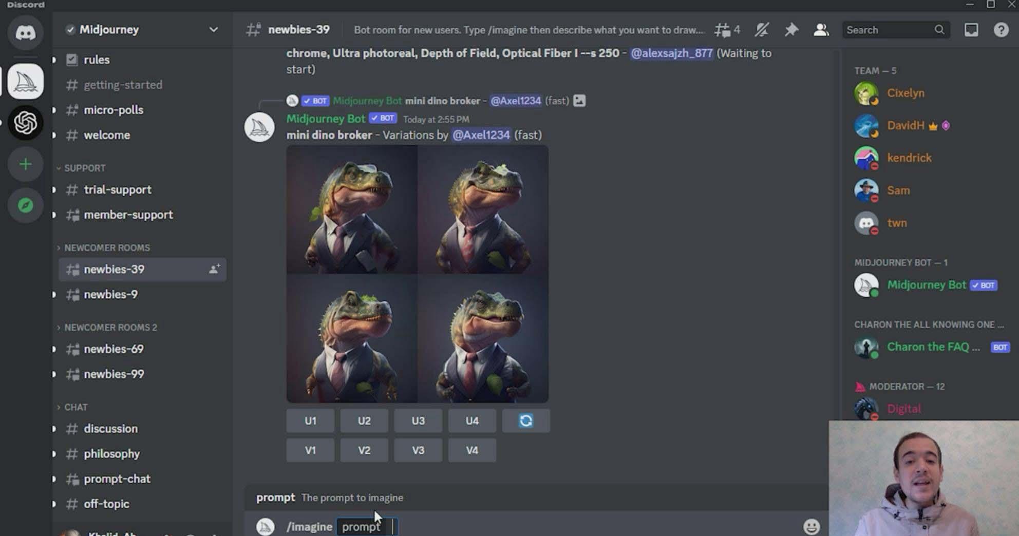 图片[1]-Midjourney 精通教程-使用Midjourney AI创建美丽艺术图像-36节课-中英字幕-知识创作